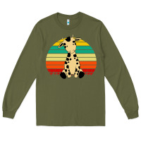 Army Green africa animals african safari retro Long Sleeve Tee - linhVisuals