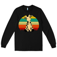 Black africa animals african safari retro Long Sleeve Tee - linhVisuals