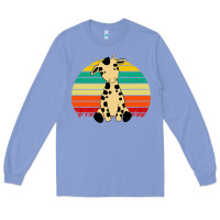 Colony Blue africa animals african safari retro Long Sleeve Tee - linhVisuals