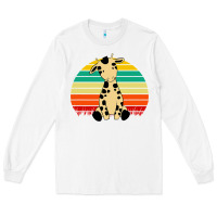 White africa animals african safari retro Long Sleeve Tee - linhVisuals