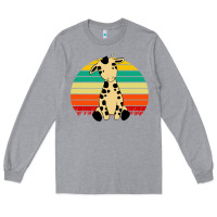 Heather Grey africa animals african safari retro Long Sleeve Tee - linhVisuals