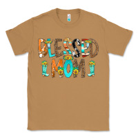 Toasted Coconut Blessed Mom Classic Tee - CowCowDesign