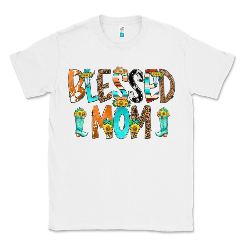 Blessed Mom Classic Tee by CowCowDesign | Teevron