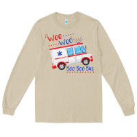 Mushroom emt paramedic wee woo ambulance boo Long Sleeve Tee - linhVisuals