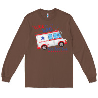 Chestnut emt paramedic wee woo ambulance boo Long Sleeve Tee - linhVisuals