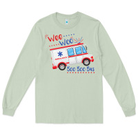 Matcha emt paramedic wee woo ambulance boo Long Sleeve Tee - linhVisuals