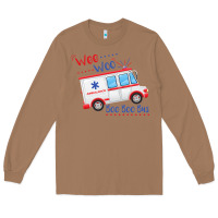 Toasted Coconut emt paramedic wee woo ambulance boo Long Sleeve Tee - linhVisuals