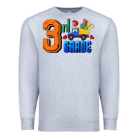 Heather Grey Third Grade Premium Sweatshirt - RanaPortraitStore