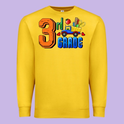 Third Grade Premium Sweatshirt Designed By Ranaportraitstore
