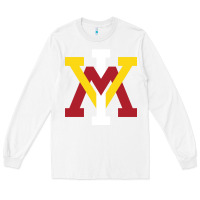 White vmi keydets Long Sleeve Tee - linhVisuals