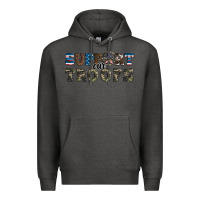 Charcoal Heather armed forces day support our troops Premium Hoodie - Artiststas