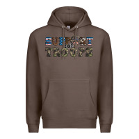 Coffee armed forces day support our troops Premium Hoodie - Artiststas