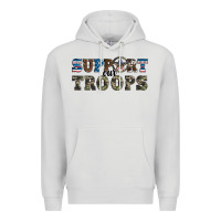 Dove Grey armed forces day support our troops Premium Hoodie - Artiststas