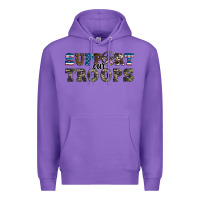 Purple armed forces day support our troops Premium Hoodie - Artiststas