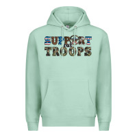 Seafoam armed forces day support our troops Premium Hoodie - Artiststas