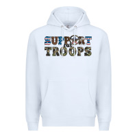 White armed forces day support our troops Premium Hoodie - Artiststas