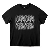 Black grey leopard background Heavy Core Tee - OliviaCreatesArt