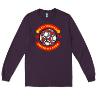 Plum manchester u.nited squad retro soccer Long Sleeve Tee - linhVisuals