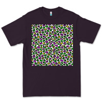 Plum mardi gras leopard  seamless pattern Premium Tee - FaDigitalArtStudio