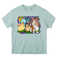 Arona easter farm chicks and bunny Heavy Core Tee - RanaPortraitStore