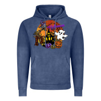 Vintage Denim halloween Vintage Hoodie - SublimationCraftShop