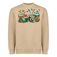 Mushroom indian headdress coffee cups Heavyweight Sweatshirt - Jasminsmagicworld
