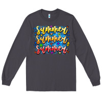 Smoke Summer Summer Summer Long Sleeve Tee - CowhideDigitalArt
