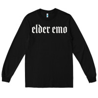 Black elder emo Long Sleeve Tee - linhVisuals