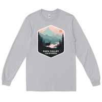 Moon Dust napa valley california ca vintage mountains hiking Long Sleeve Tee - linhVisuals