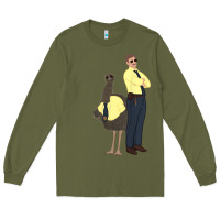 Army Green insurance emus t shirt Long Sleeve Tee - linhVisuals