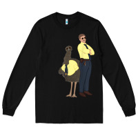 Black insurance emus t shirt Long Sleeve Tee - linhVisuals