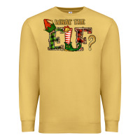 Antique Gold What The Elf Christmas Premium Sweatshirt - RanaPortraitStore