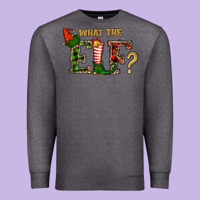 What The Elf Christmas Premium Sweatshirt Designed By Ranaportraitstore