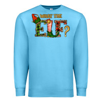 Ocean Blue What The Elf Christmas Premium Sweatshirt - RanaPortraitStore