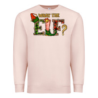 Pale Pink What The Elf Christmas Premium Sweatshirt - RanaPortraitStore