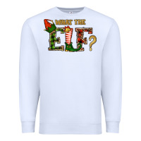 White What The Elf Christmas Premium Sweatshirt - RanaPortraitStore