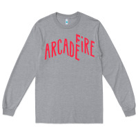 Heather Grey Arcade Fire Long Sleeve Tee - linhVisuals
