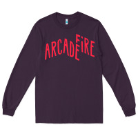 Plum Arcade Fire Long Sleeve Tee - linhVisuals
