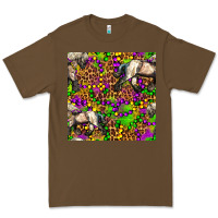 Cacao mardi gras leopard horse seamless pattern Premium Tee - FaDigitalArtStudio