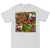 Dove Grey mardi gras leopard horse seamless pattern Premium Tee - FaDigitalArtStudio
