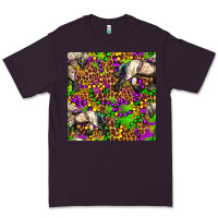 Plum mardi gras leopard horse seamless pattern Premium Tee - FaDigitalArtStudio