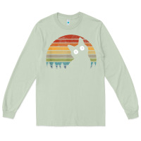 Matcha funny black cat for cat lovers, retro cat Long Sleeve Tee - linhVisuals
