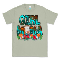 Matcha Girl Mama Flowers Cow Classic Tee - CowCowDesign