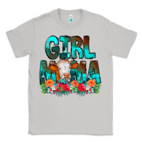 Moon Dust Girl Mama Flowers Cow Classic Tee - CowCowDesign