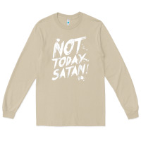 Mushroom not today satan funny anti satan Long Sleeve Tee - linhVisuals