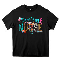 Black oncology nurse Heavy Core Tee - OliviaCreatesArt