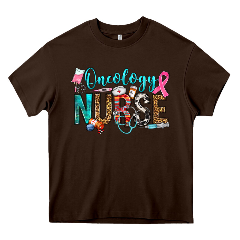 Oncology Nurse Heavy Core Tee by OliviaCreatesArt | Teevron