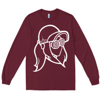 Burgundy rezz müsïcc Long Sleeve Tee - linhVisuals