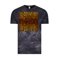 Cloud Black tiger seamless pattern Vintage Tee - BundleAndBundleShop