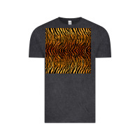 Vintage Black tiger seamless pattern Vintage Tee - BundleAndBundleShop